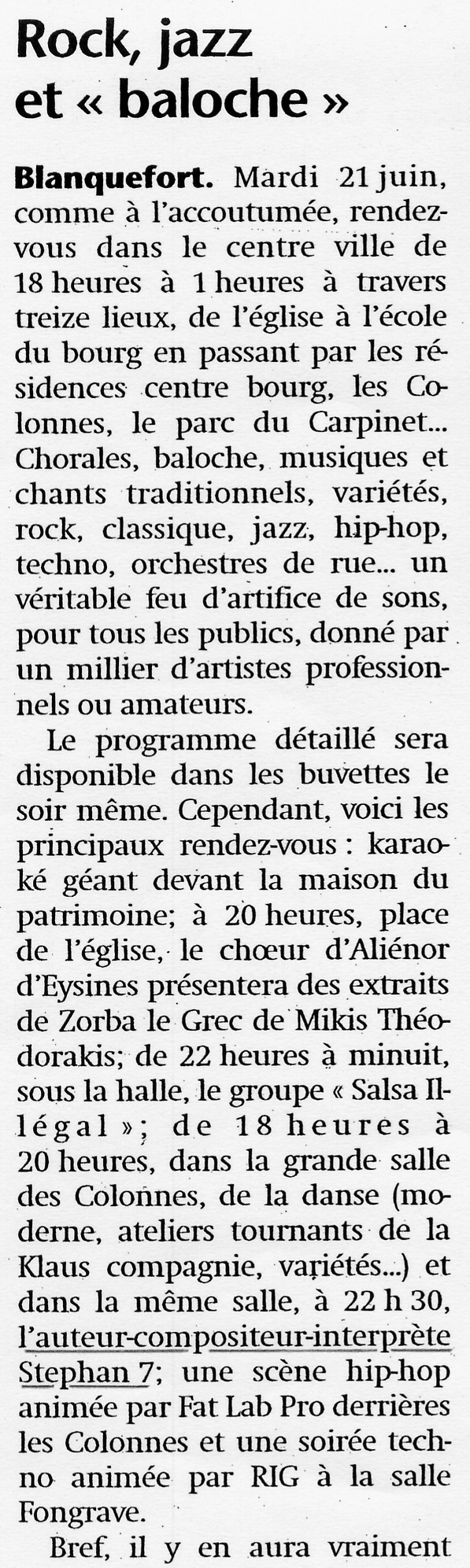 sud-ouest 2005